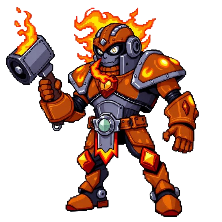 FORGE pixel-art character