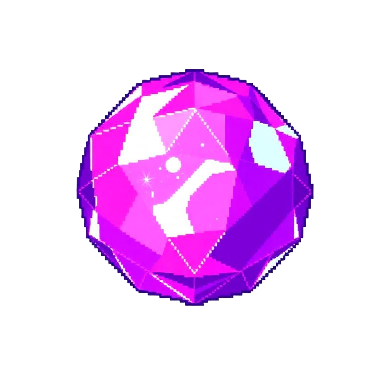 NEXARIA glowing crystal token